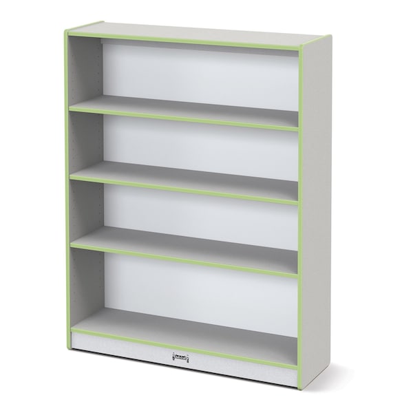 Jonti-Craft Rainbow Accents Standard Bookcase, Key Lime Green 0971JC130 - main